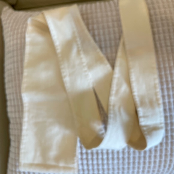 2022 spring Marissa Webb pax linen henley tunic Dress with obi belt in linen - Picture 14 of 14